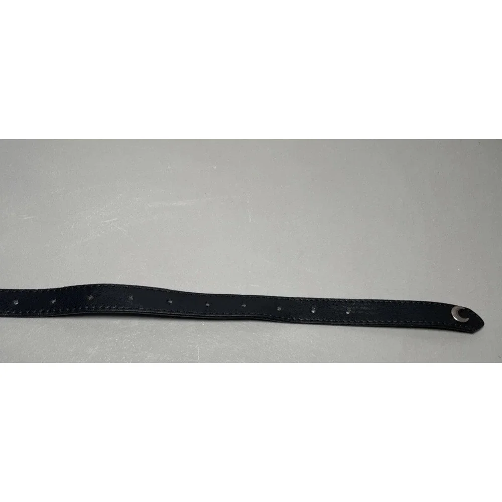 Womens Black Slim Belt‎ 34